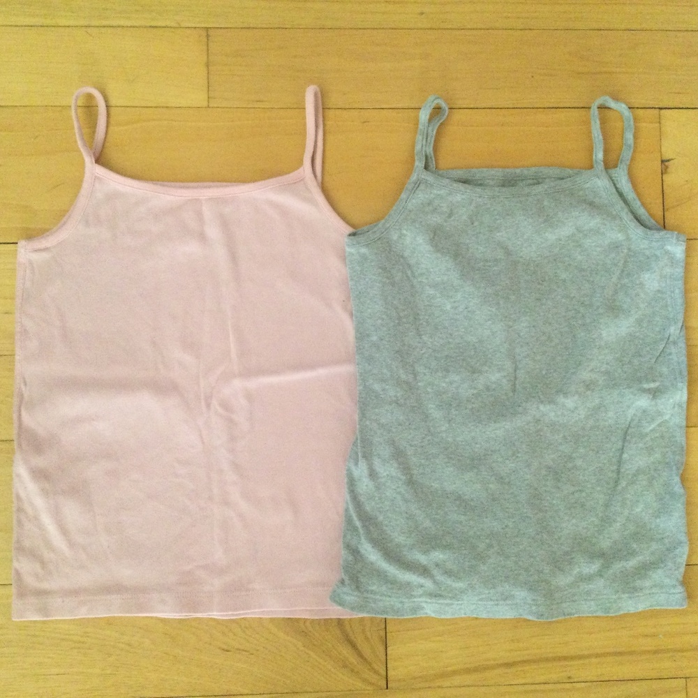 Set of 2 organic cotton tank tops
